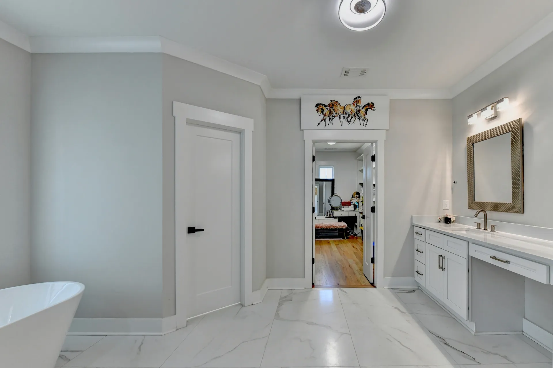 Bright primary bathroom